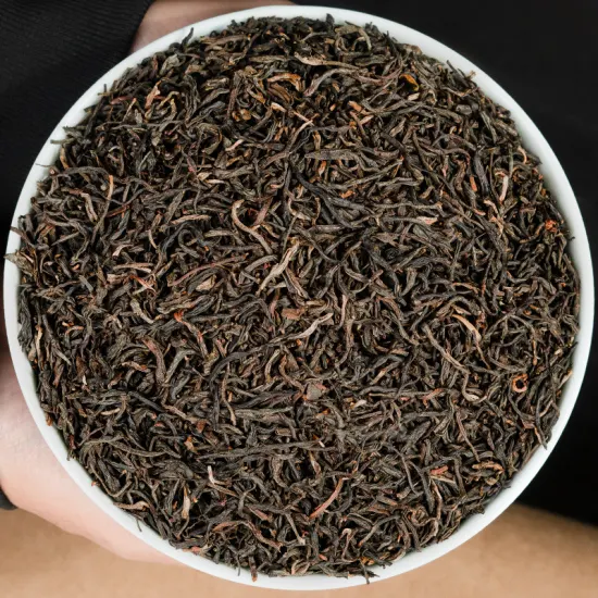 Bolsa a granel de primavera orgánica saludable, té hecho a mano, té negro de hojas sueltas, té chino